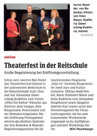 theaterfesti in der Reitschule